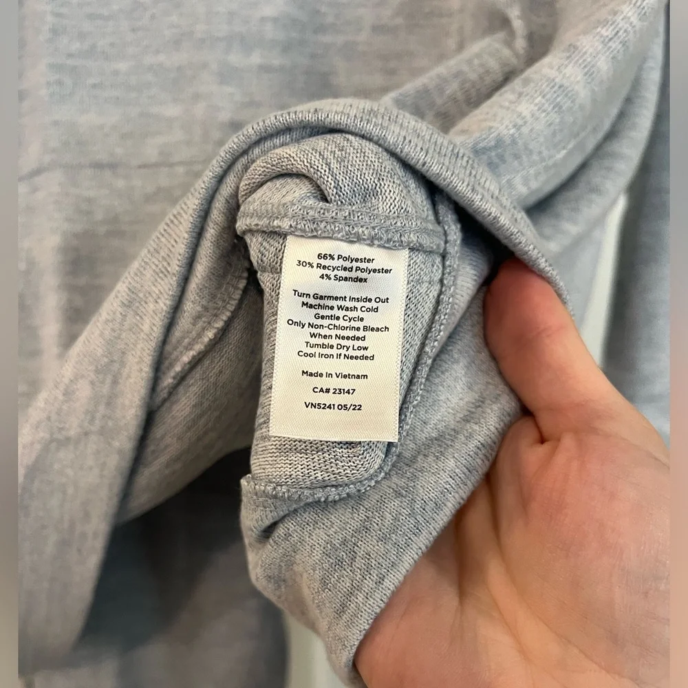 NWT Haven Well Within Sky Blue Matching Lounge Set Long Sleeve Quarter Zip Pants - Picture 6 of 12